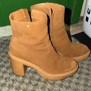 Dolce Vita Camel Heeled Boots